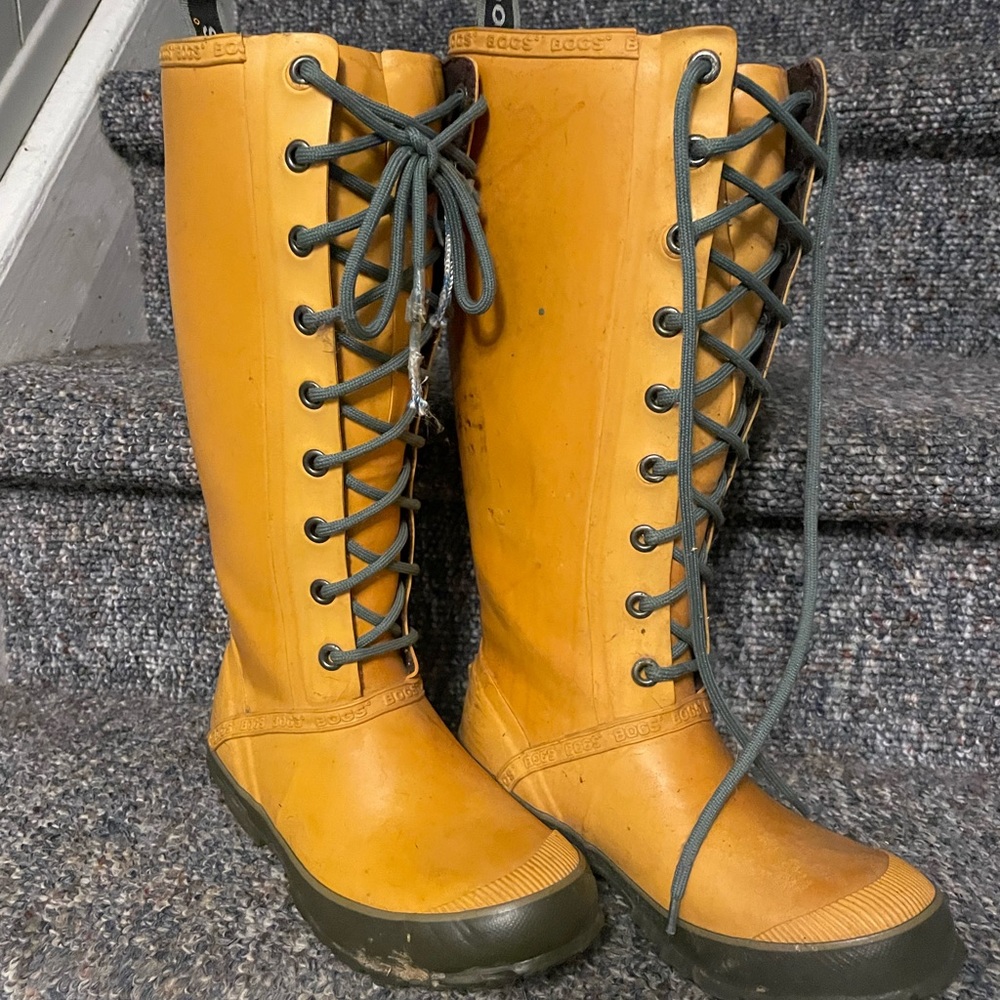 Bogs Elyse lace up Rain boots
